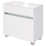 Waschbeckenunterschrank WELLTIME "Baabe", weiß, B:60cm H:55cm T:35cm, Holzwerkstoff, Schränke, Waschbeckenunterschrank, Badmöbel Breite 60 cm, hängende Montage