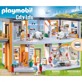 Playmobil City Life Großes Krankenhaus mit Einrichtung 70190