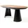 aea Ovaler Esszimmertisch 103 x 79 x 206 cm braun