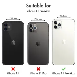 Apple iPhone 11 Pro Max Silikon Case alaska blau