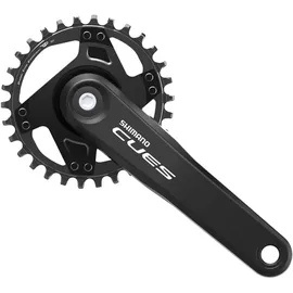 Shimano CUES FC-U4000 9/10/11-fach Kurbelgarnitur, Black, 170 mm