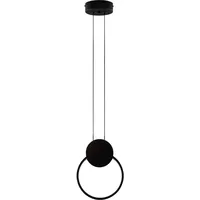Nova Luce Wiro 1-flg. 30 cm rund schwarz