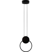 Nova Luce Wiro 1-flg. 30 cm rund schwarz