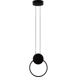 Nova Luce Wiro 1-flg. 30 cm rund schwarz