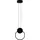Nova Luce Wiro 1-flg. 30 cm rund schwarz