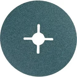 Zirkon Fiberscheibe Ø 100mm Z80 für hohen Abtrag auf Stahl