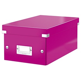 Leitz Click & Store WOW DVD Aufbewahrungsbox, pink 60420023