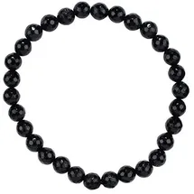 Marco Schreier Armband Schörl facettiert Kugeln 6mm