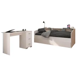 58 aufm Kessel KINDERZIMMER SET Parisot Sleep 3-tlg. Holzdekor Weiß/Eiche