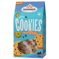 Sommer Dinkel Cookies Orange mit Zartbitter demeter