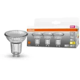 Osram LED-Leuchtmittel GU10 2,6 W Warmweiß 230 lm 3er Set 5,2 x 5 cm (H x Ø)