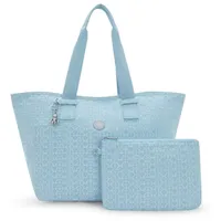 Kipling Shopper Denim Love ++ Raajadl Tote Bag Light Denim Jq