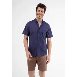 LERROS Kurzarmhemd »LERROS Kurzarmhemd, geometrisch gemustert« Lerros BOLD NAVY S