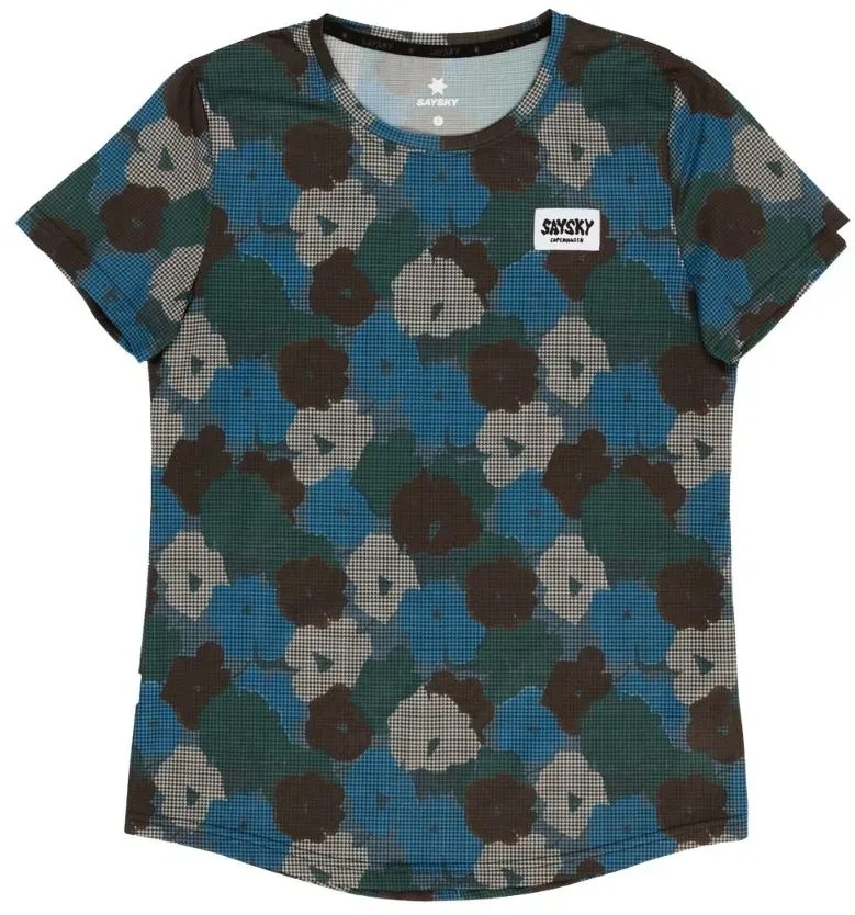 Saysky Damen Flower Combat T-Shirt bunt