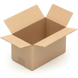 KK Verpackungen 200 x Kartons aus Wellpappe 250 x 150 x 150 mm Verpackung Faltkartons Versand