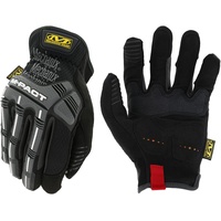 Mechanix Wear Mechanix Herren M-pact® Open Cuff Handschoenen (Medium, Zwart) Handschuhe mit Stoßschutz, Schwarz/Grau, M EU