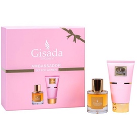 Gisada Ambassador Women Eau de Parfum 50 ml + Shower Gel 100 ml Geschenkset