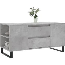 furnicato Couchtisch Eleganter Betongrau Holzwerkstoff 102 x 44,5 x 50 cm