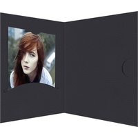 Daiber 1x100 Passbildmappen Opti-Line bis 7x10cm schwarz