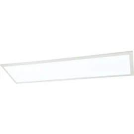 GLOBO Aufbau Panel LED Deckenleuchte dimmbar mit Fernbedienung Tageslichtlampe Deckenlampe weiß, 40W 2200lm warmweiß-kaltweiß, LxH 120 cm