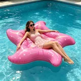 Luftmatratze Pool Seestern für Erwachsene UV-beständiges Wasserhängematte 150cm
