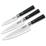 Böker 130420SET Set Kochmesser 3 st. Schwarz