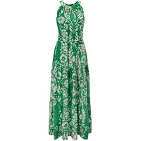 Aniston CASUAL Sommerkleid Blumendruck Grün 48