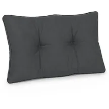 Beautissu Rückenkissen 60 x 40 x 12 cm grau 1 St.