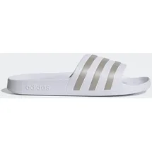 Adidas Adilette Aqua Cloud White / Platinum Metallic / Cloud White 46