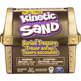 Kinetic Sand 6054831 Buried Treasure Playset with 170g of and Surprise Hidden Tool (Style May Vary) 170 g Spielset mit verstecktem Überraschungswerkzeug (Stil kann variieren), grau