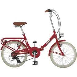 ALPINA BIKE Klapprad 20 Zoll Mini. rot ROT 20"