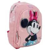 Disney Rucksack Disney Minni Mouse Pink 38cm Backpack Freizeit-Tasche
