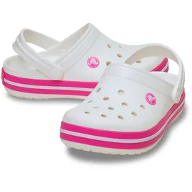 Crocs Toddler Crocband Clog White / Pink Crush 24/25