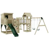 OUTDOORTOYS Spielturm Malou Holz Dunkelgrün