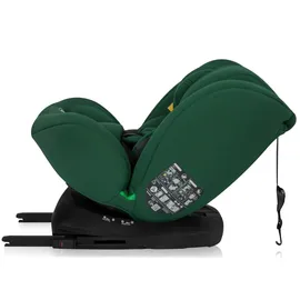 lionelo Bastiaan i-Size Kindersitz ab Geburt 0-36 kg Isofix Top Tether 360 Grad drehbar Rückwärts Vorwärts Seitenschutz 5-Punkt-Sicherheitsgurte Dri-Seat (Grünwald)