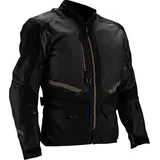 leatt adventure Adventure FlowTour 5.5 Textiljacke Schwarz/Dunkelgrau/Gold 4XL
