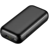 VEGER Power Bank S10 - 10 000mAh LCD Quick Charge PD 20W USB-A-, USB-C- und Micro-USB-Ladeanschluss Schwarz