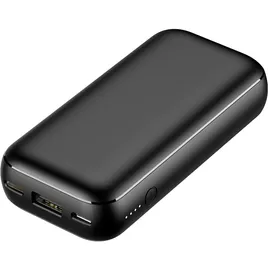 VEGER Power Bank S10 - 10 000mAh LCD Quick Charge PD 20W USB-A-, USB-C- und Micro-USB-Ladeanschluss Schwarz