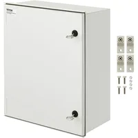 Vevor Schaltkasten NEMA Fiberglasgehäuse, 50 x 40 x 20 cm NEMA 3X Glasfaser-Verteilerschrank, IP66 wasserdicht und staubdicht, elektrischer