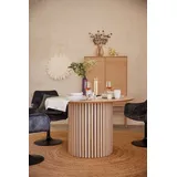 Actona Esstisch Linley Ø 120 cm Holz Braun Eiche