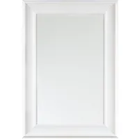 Beliani Wandspiegel LUNEL 60 cm 90 cm Weiß