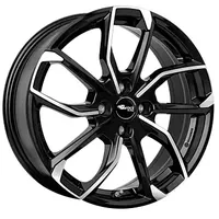 RC Design RC34 6,0 x 16 4 x 100 ET43 Schwarz Glanz Vollpoliert