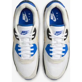 Nike Air Max 90 Herren Premium White/Racer Blue/Black/Khaki 39