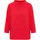 Cecil CECIL, Ottoman Shirt (fiery red L (42), rot rot), Stoff, 60% Polyester, 37% Viskose, 3% Elasthan, unifarben, normal, normal, Rundhals, abgesteppt, Shirts 3/4-Arm-Shirt, mit 3/4 Ärmeln