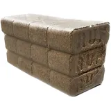 Holzbriketts aus Nadelholz Brennholz für Ofen, Kamin oder Feuerstelle, optimal zum Anzünden, Sehr guter Heizwert (Frei von Zusätzen oder Bindemitteln) 10 kg