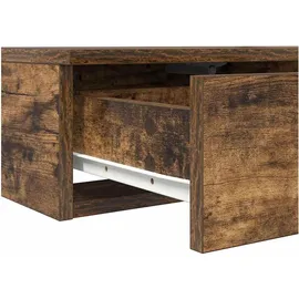 vidaXL Bettschubladen Räuchereiche 150x36,5x16,5 cm