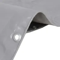 VidaXL Abdeckplane 650 g/m2 1,5 x 10 m Grau