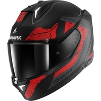 SHARK Skwal i3 Rhad, Helm, schwarz-rot, Größe XS