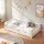 [en.casa] Kinderbett Tanna 80 x 160 cm Kiefer massiv weiß