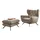 KAWOLA Sessel CHARME Hochlehnsessel Cord taupe